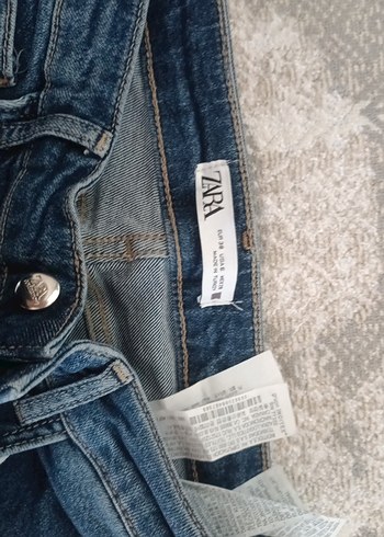 38 Beden Kadın Mavi Normal Kesim Denim Pantolon