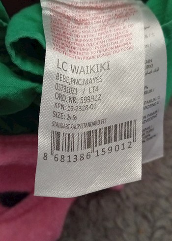 Kız Çocuk Pembe Desenli Kapüşonlu Bornoz 2  3  4  5  yaş için - Görsel 2