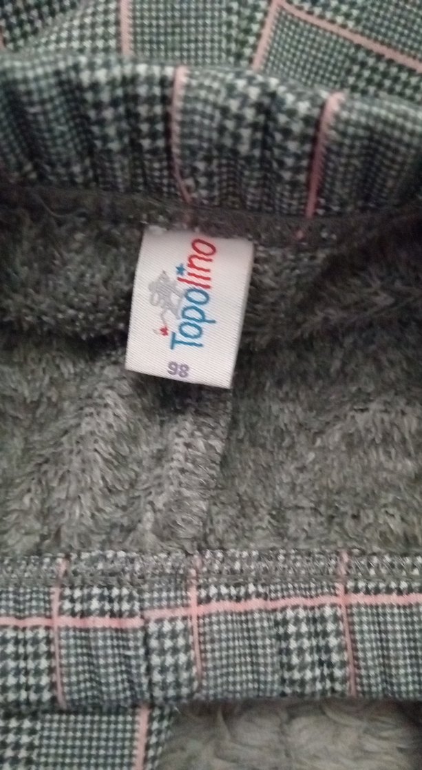 Gri Ekose Piliseli Midi Kumaş Pantolon - Görsel 2