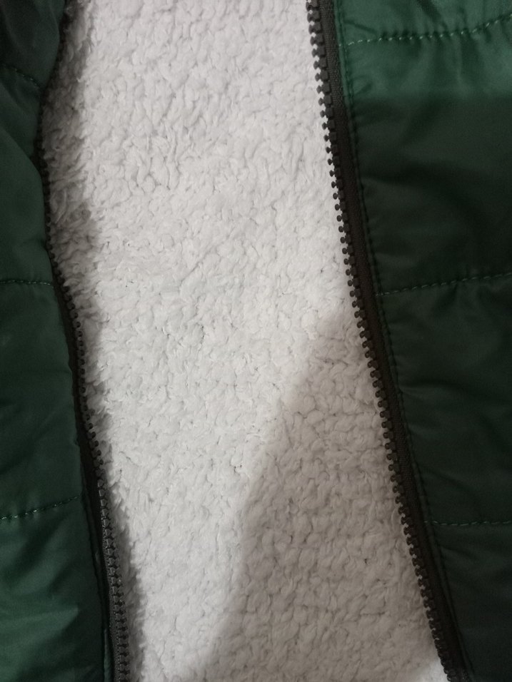 Erkek Çocuk Kapüşonlu Fermuarlı Yeşil mont 5  6 yaş için - Görsel 2