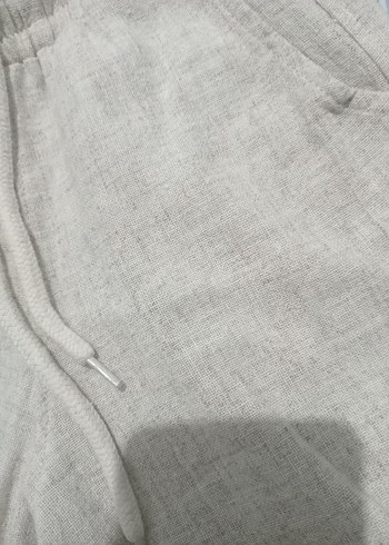 Calvin Klein Gri Keten Erkek Mini Şort Calvin 4 5 yaş