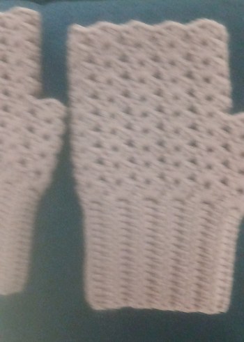 Lila rengi kadın parmaksız eldiven - Görsel 3