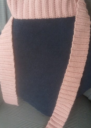 Pembe Skinny Atkı - Görsel 5