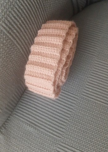 Pembe Skinny Atkı - Görsel 8