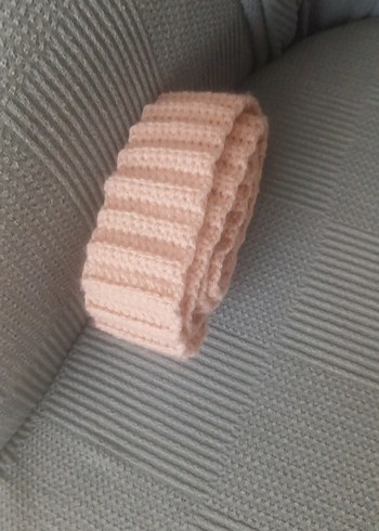 Pembe Skinny Atkı - Görsel 9