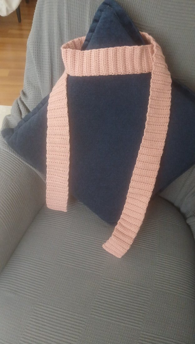 Pembe Skinny Atkı - Görsel 4