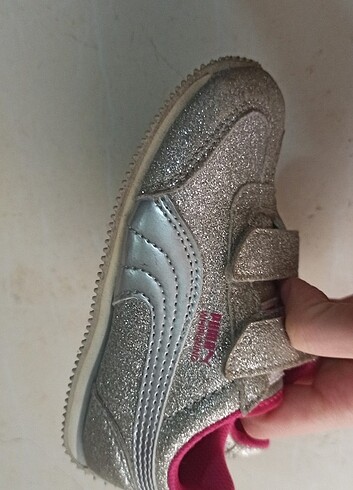 25 Beden gri Renk Puma kız çocuk ayakkabı