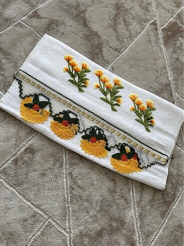 Dantel el emeği havlu - Görsel 2