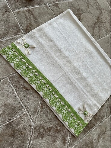 El emeği dantel havlu - Görsel 3