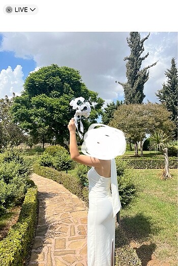 s Beden beyaz Renk Trendyolmilla Nikah Elbisesi