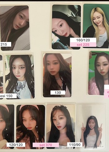 aespa giselle photocard pc - Görsel 2