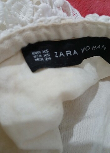 xs Beden Zara yüksek bel dantelli etek