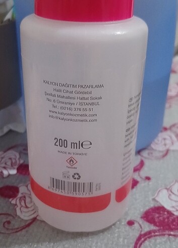 Kalyon zararsız oje çıkarıcı- Pompalı büyük boy - Görsel 2