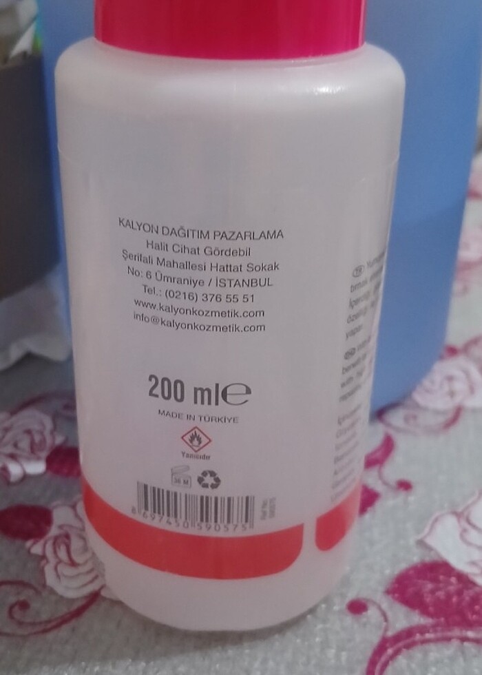 Kalyon zararsız oje çıkarıcı- Pompalı büyük boy - Görsel 2