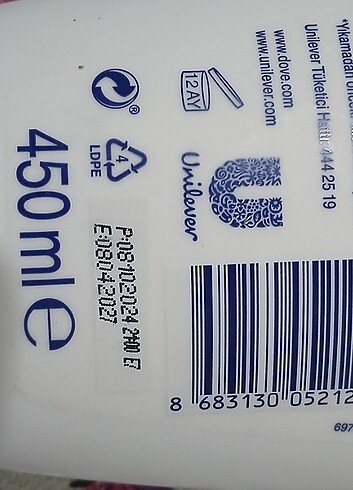 Dove nemlendirici,yumuşatıcı sıvı sabun  - Görsel 7