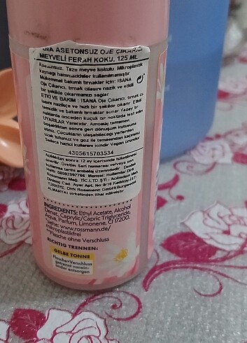 Isana asetonsuz oje çıkarıcı  - Görsel 3