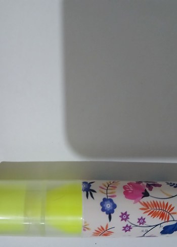 Çiçek Desenli fosforlu kalem - Görsel 3