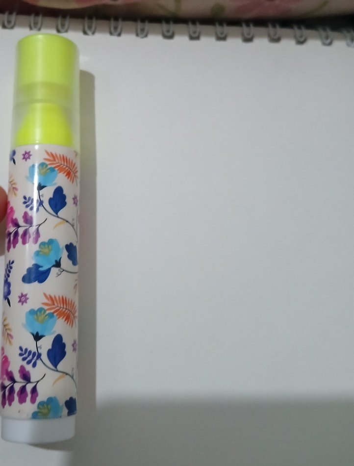 Çiçek Desenli fosforlu kalem - Görsel 2