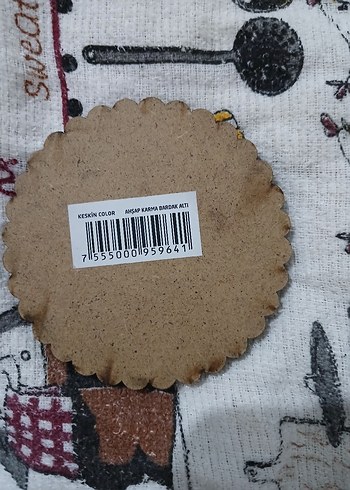 Bohem Çiçek Desenli bardak altlığı - Görsel 5