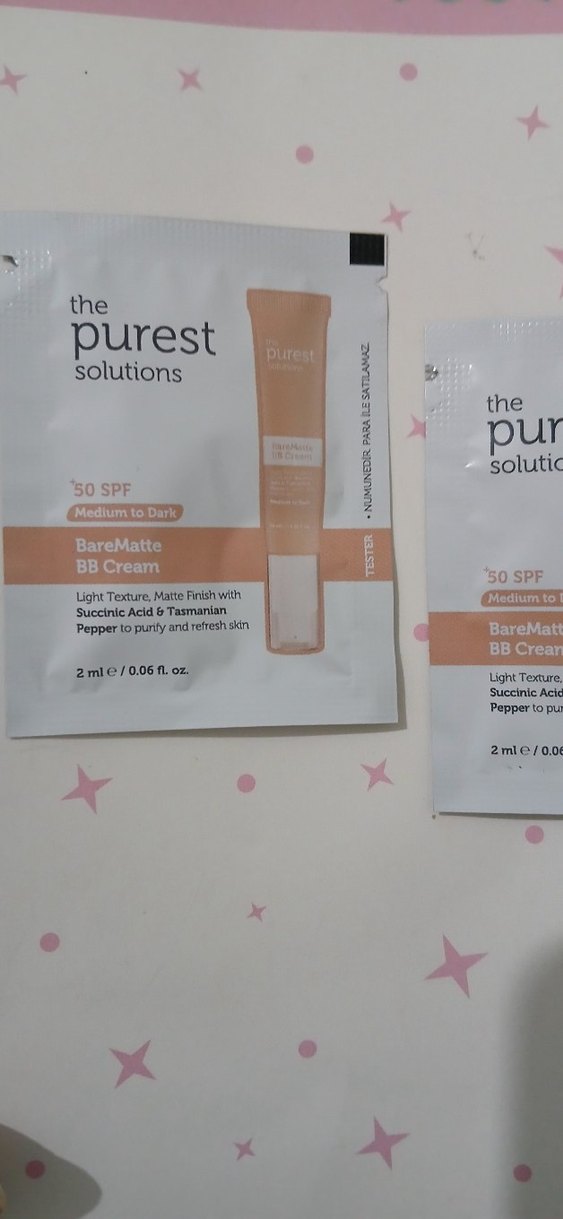 The Purest Solutions Mat BB Krem SPF 50- ücretsiz - Görsel 2