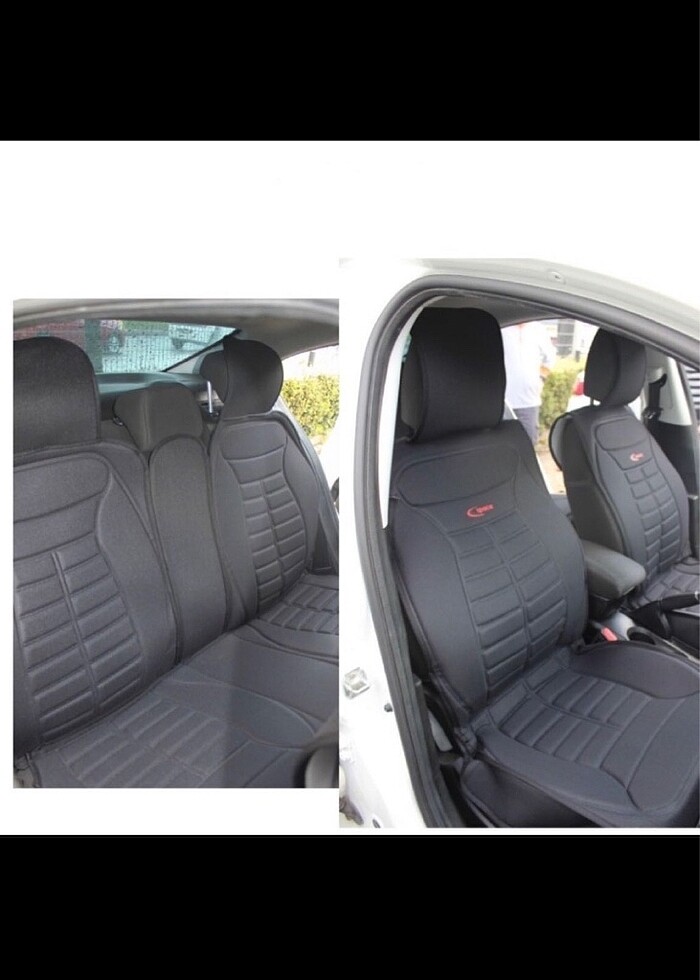 oto araba koltuk minderi-kılıfı 5 li set Sıfır ? Her renk mevcut - Görsel 2