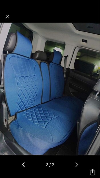 oto araba koltuk minderi-kılıfı 5 li set Sıfır ? Her renk mevcut - Görsel 2