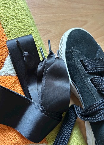 Puma Siyah Yılan Derisi Desenli Spor Ayakkabı - Görsel 4