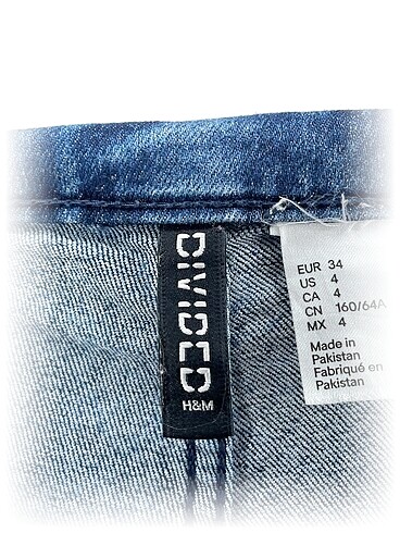 34 Beden H&M Jean / Kot Şort %70 İndirimli.