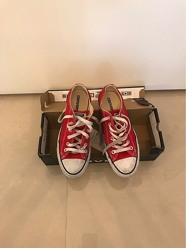 Converse Kadın Spor Ayakkabı Kırmızı Renkli