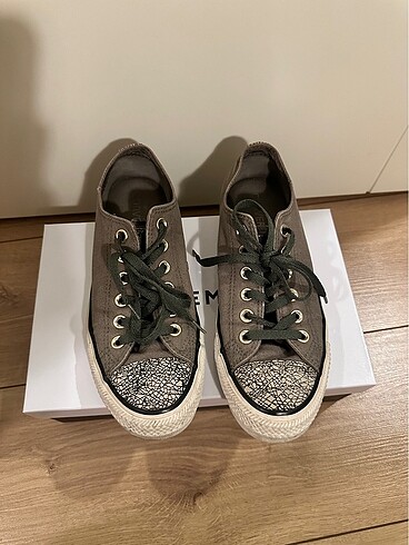38 Beden haki Renk Converse kadın haki ayakkabı
