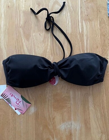 m Beden siyah Renk Penti M 38 beden bikini üstü
