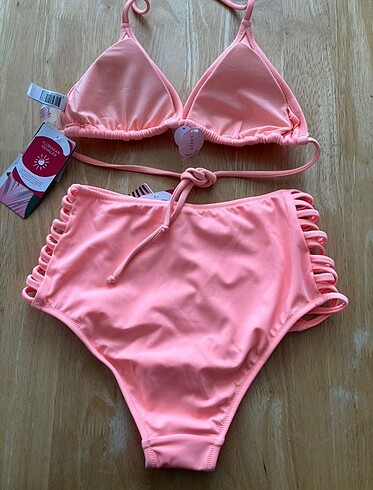 s Beden turuncu Renk Penti S 36 beden bikini takımı