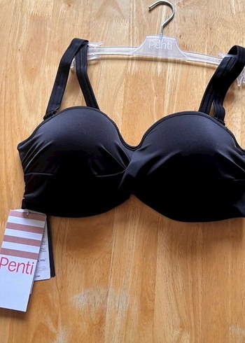Penti Siyah Athleisure Bikini Üstü