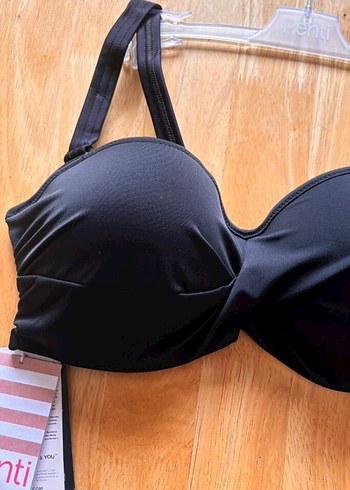 m Beden siyah Renk Penti Siyah Athleisure Bikini Üstü