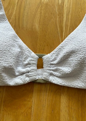 Diğer Beyaz Strappy Kadın Bikini Üstü