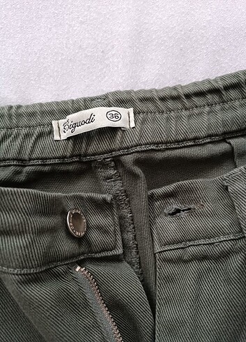 Haki mom jean - Görsel 2