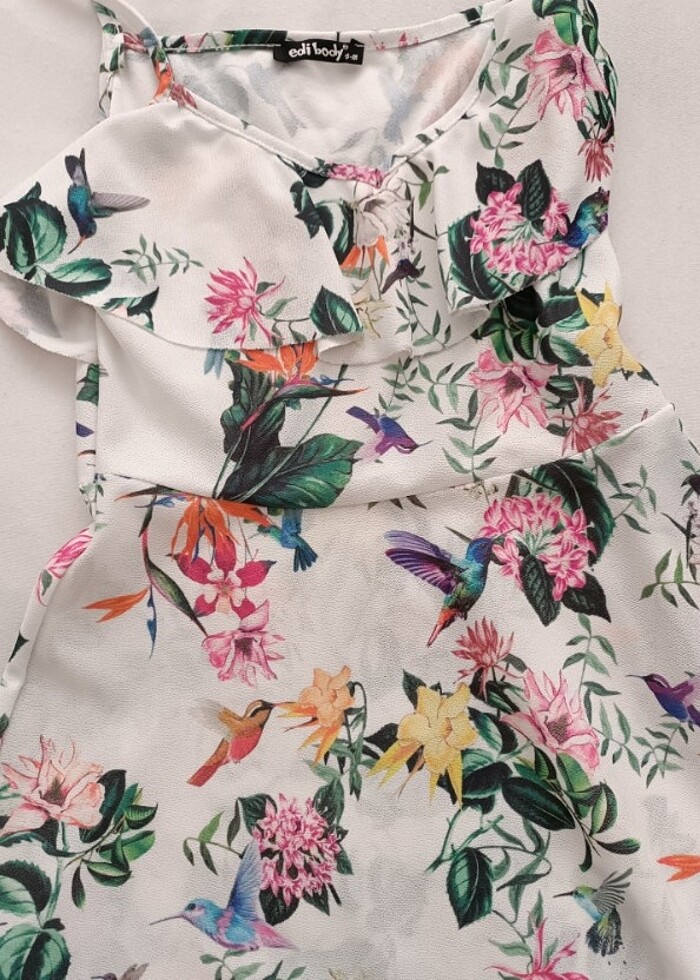 Çiçekli elbise - Görsel 3