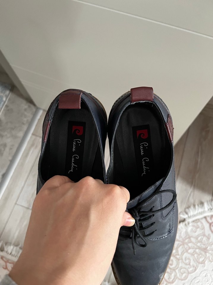 Pierre cardin Erkek lacivert Deri Klasik Ayakkabı - Görsel 4