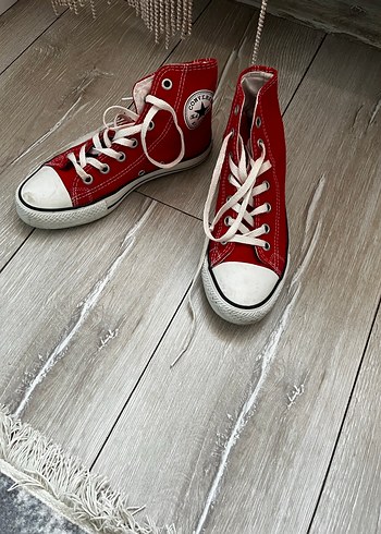 Kırmızı Converse All Star Kadın Spor Ayakkabı - Görsel 2