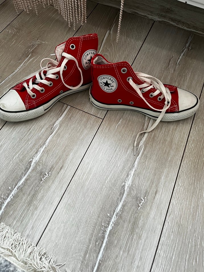 Kırmızı Converse All Star Kadın Spor Ayakkabı - Görsel 3