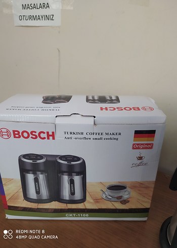 Bosch Siyah Türk Kahve Makinesi - Görsel 4