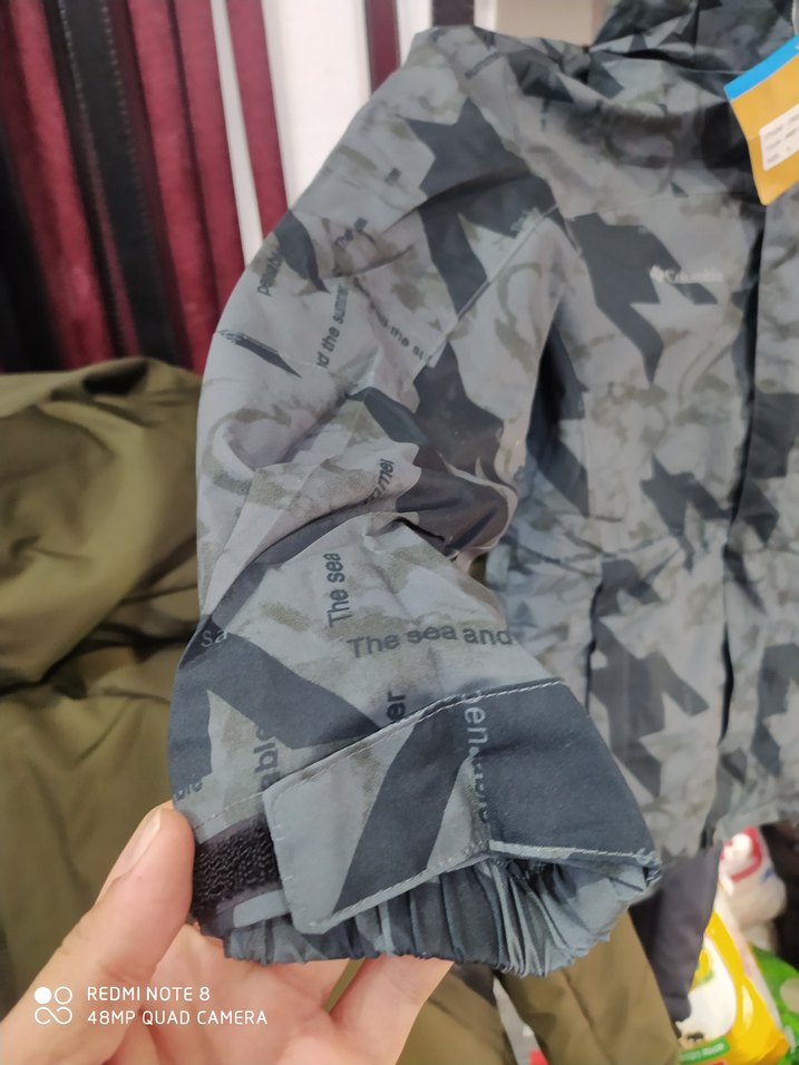 Erkek Gri Kamuflaj Sokak Stili Ceket - Görsel 3