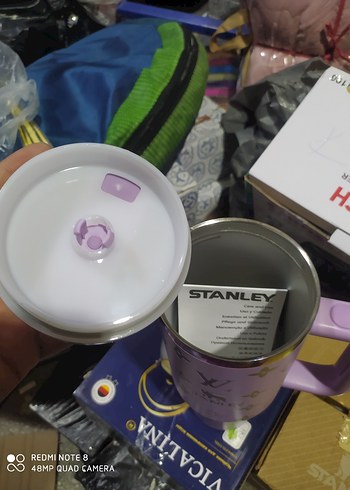 Mor Stanley Desenli Termos Bardak - Görsel 2