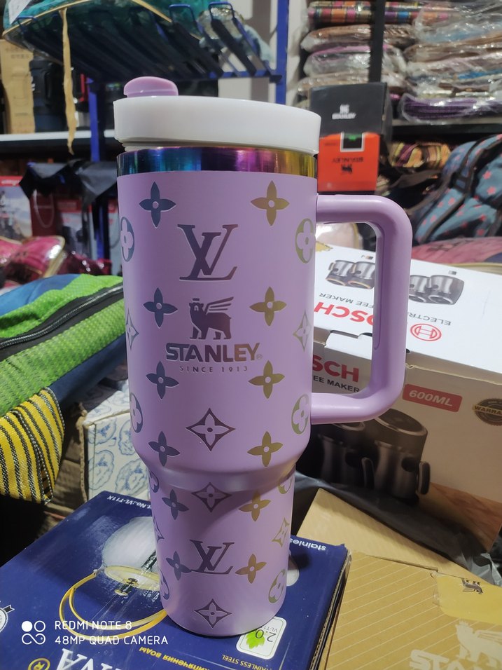 Mor Stanley Desenli Termos Bardak - Görsel 3