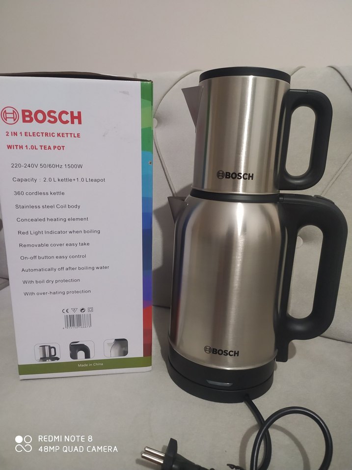 Bosch Gri Elektrikli Çay Makinesi - Görsel 4