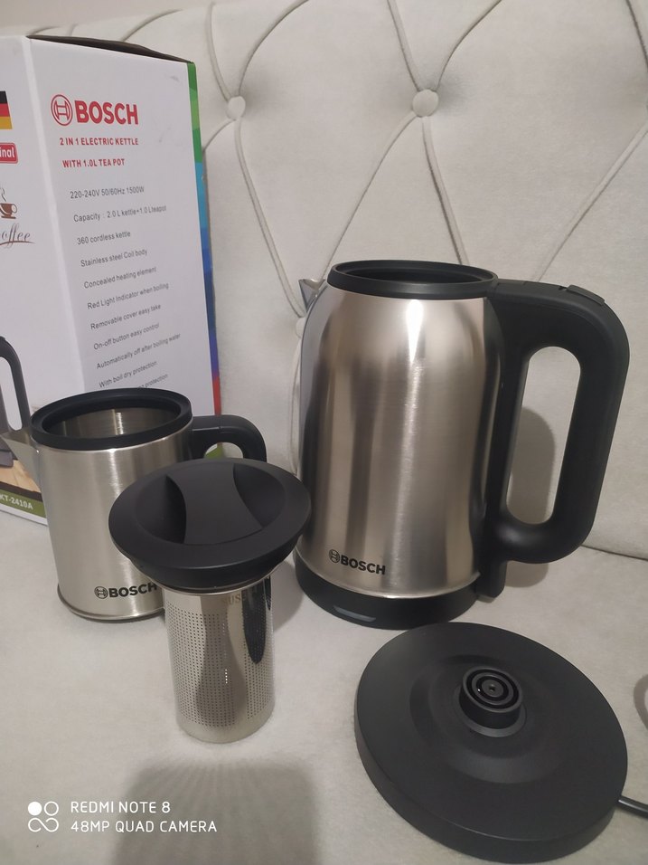 Bosch Gri Elektrikli Çay Makinesi - Görsel 3