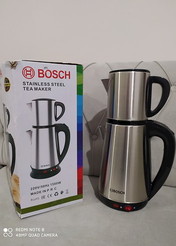 Bosch Paslanmaz Çelik Çay Makinesi 1,8L + 0,8L - Görsel 4