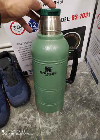 Stanley Yeşil Parlak Termos 1900 ml Çelik - Görsel 2
