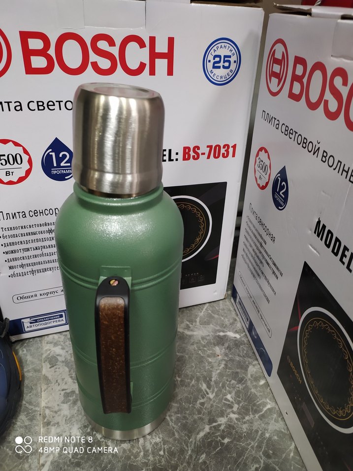 Stanley Yeşil Parlak Termos 1900 ml Çelik - Görsel 5