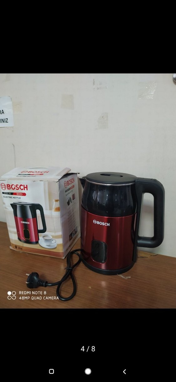 Bosch Renkli Bordo Elektrikli Su Isıtıcı - Görsel 3